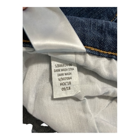BANANA REPUBLIC Factory women's Straight Ankle Medium wash jeans Size 27 /4 EUC - Picture 7 of 12